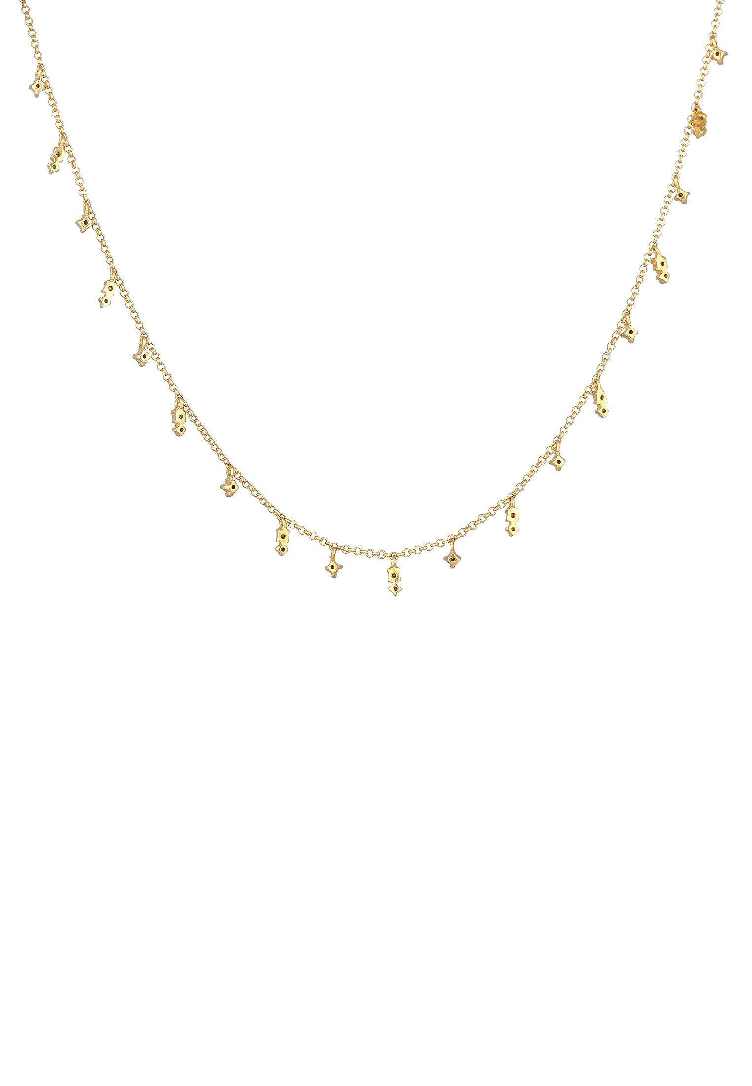 Elli  Halskette Kristall Pink 