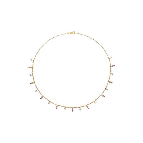 Elli  Halskette Kristall Pink 