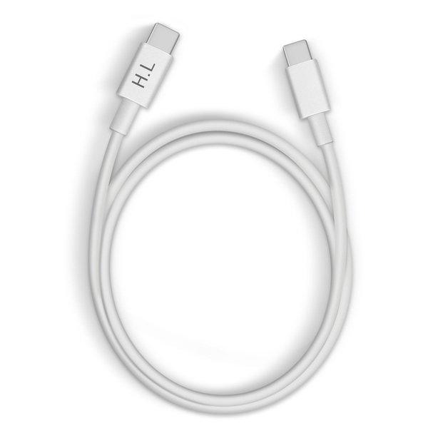 Image of Ultraschnelles USB-C / USB-C Kabel Weiß