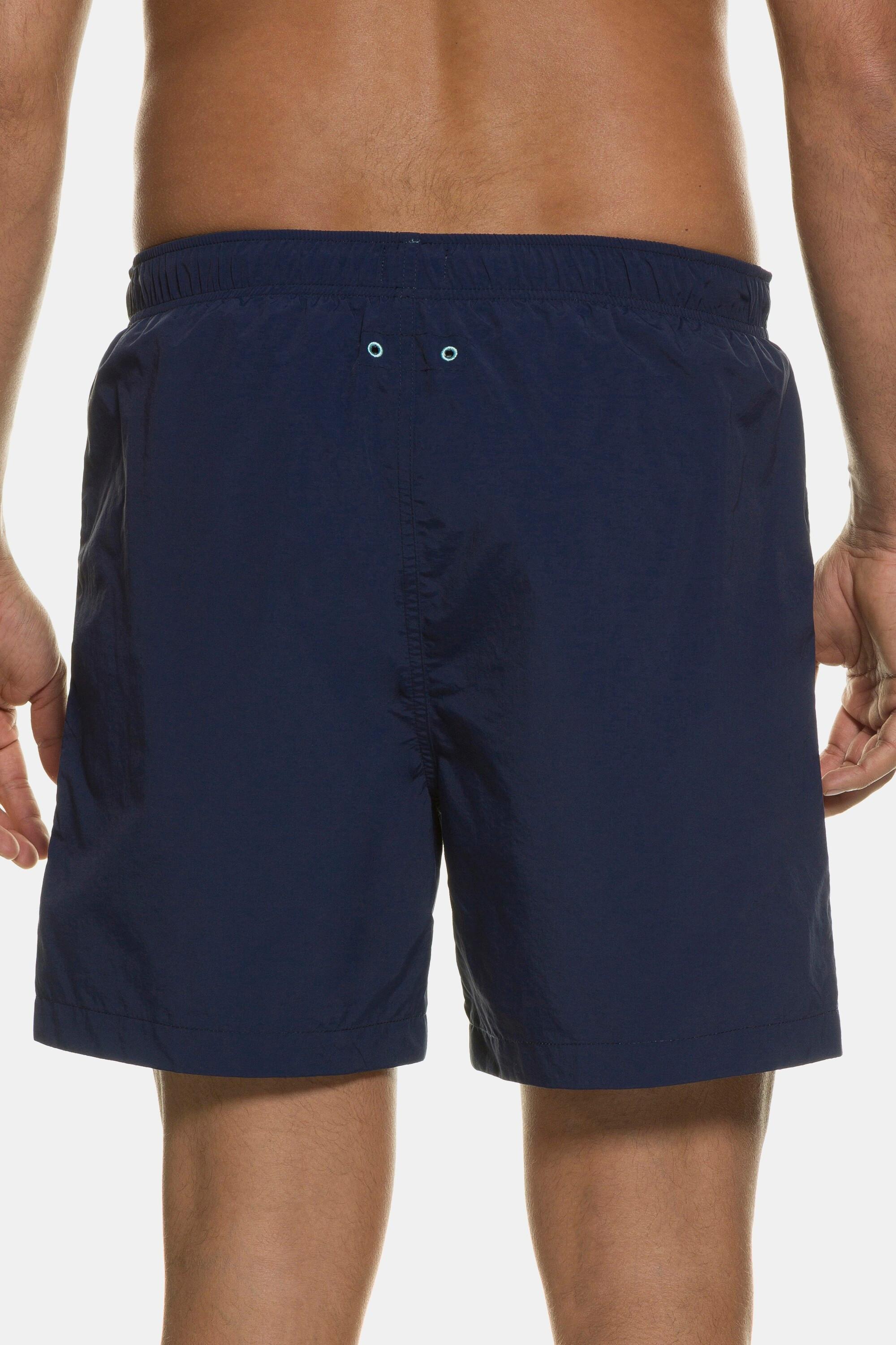 JP1880  Short de bain, collection Beachwear. Taille élastique marine foncé 