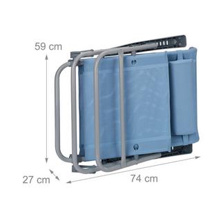 B2X Sedia in ottone con cuscino per il collo  