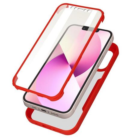 Avizar  Coque intégrale iPhone 13 rouge 