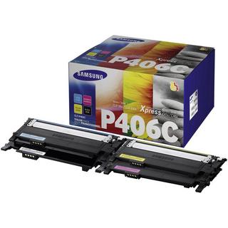 SAMSUNG  CLT-P406C  Cassetta Toner Imballo multiplo Nero, Ciano, Magenta, Giallo 1500 pa 