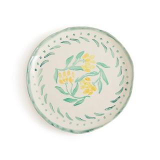 La Redoute Intérieurs Lot de 4 assiettes plates en grès  