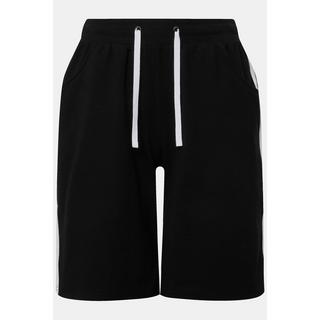 Ulla Popken  Jerseyshorts, weites Bein, Elastikbund, Bindeband 