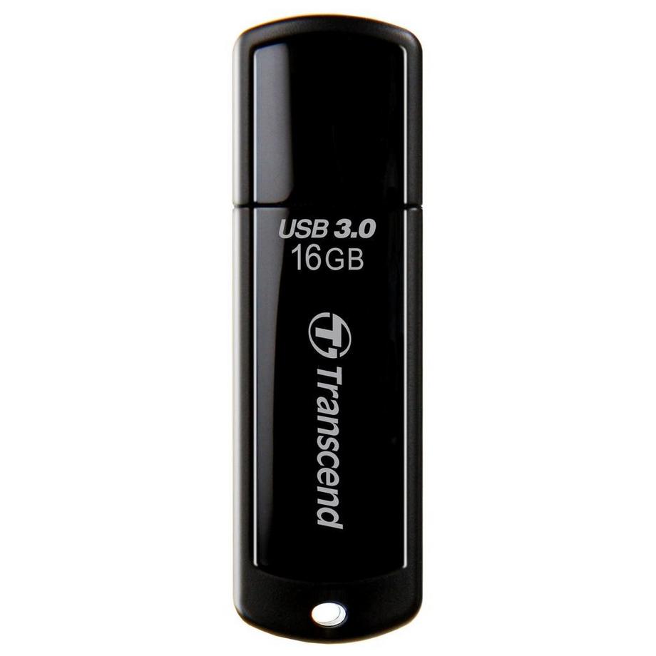 Transcend JetFlash 730 USB 3.0-Speicherstick 16 GB Schwarz