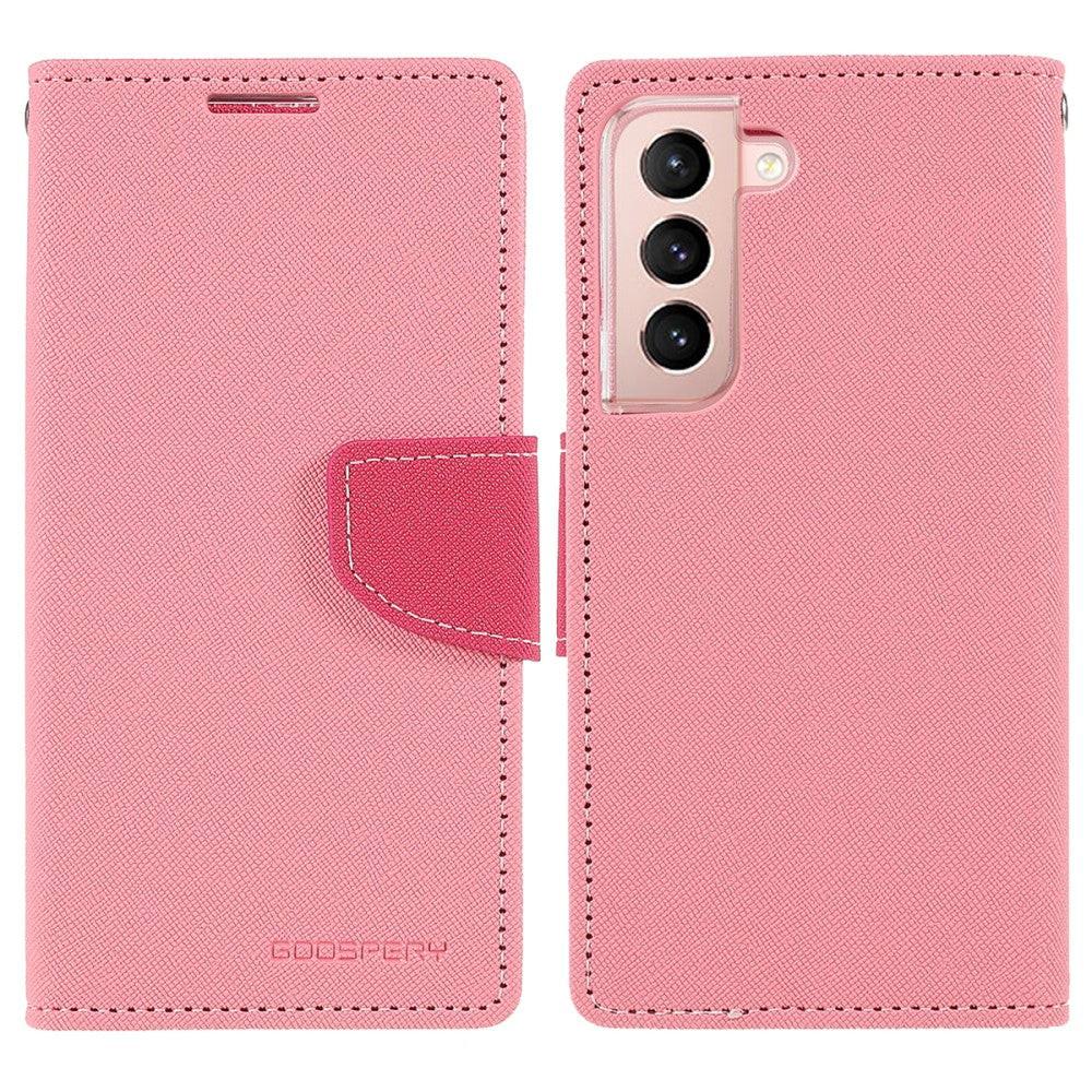 Mercury  Galaxy S22+ - Etui Goospery Fancy coque rose 