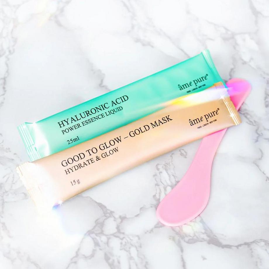 âme pure  Jelly Glow Rubber Mask - Smooth & Glow Mix: Hyaluron Feuchtigkeits Gesichtsmasken 