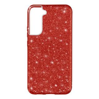 Avizar  Cover Paillette Galaxy S22 Plus Rossa 