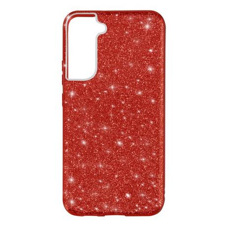 Avizar  Cover Paillette Galaxy S22 Plus Rossa 