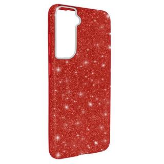 Avizar  Cover Paillette Galaxy S22 Plus Rossa 