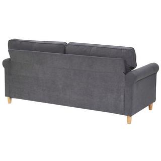 Beliani 3 Sitzer Sofa aus Samtstoff Retro RONNEBY  