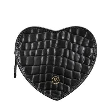 Le MirabellaL Croco Pochette coeur en cuir croco