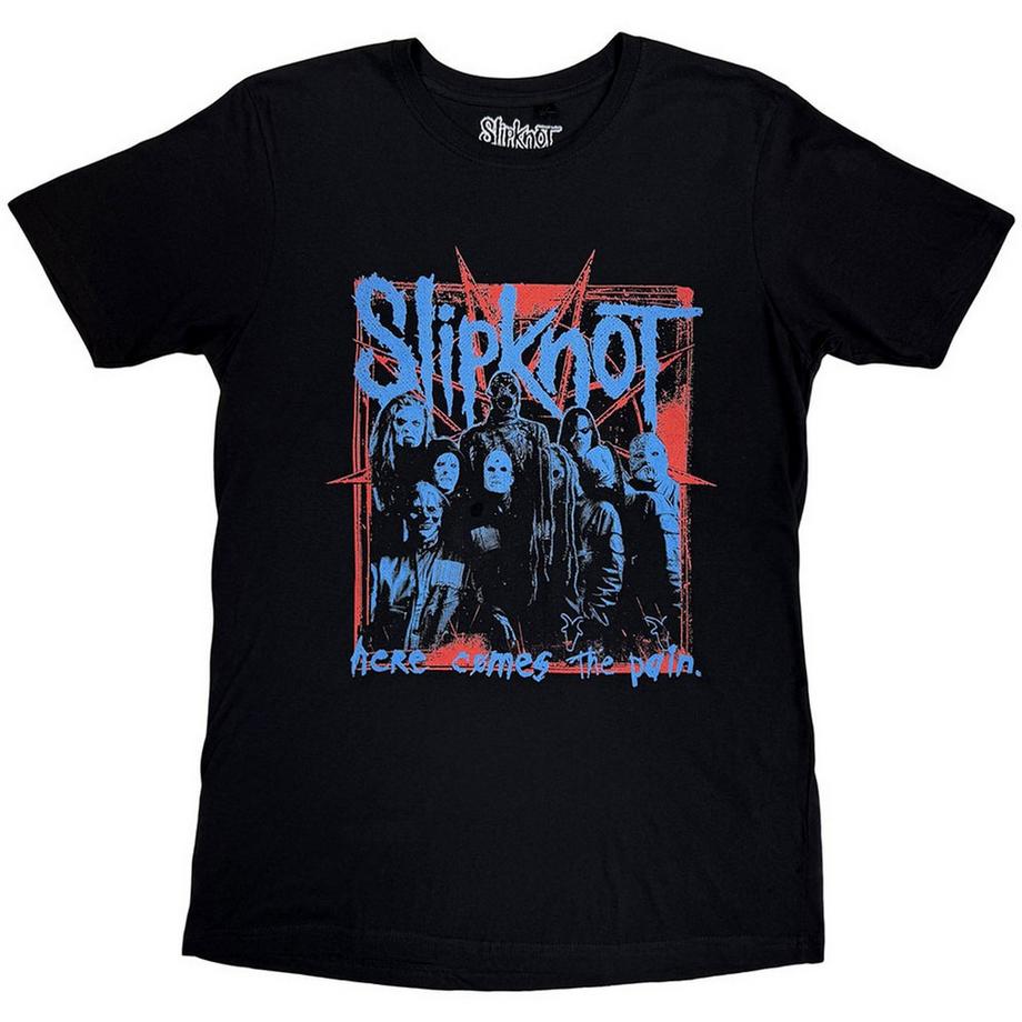 Here Comes The Pain T-Shirt, Rückseitiger Aufdruck