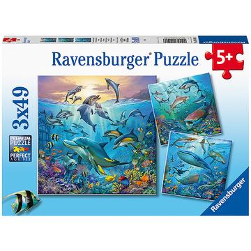 Puzzle Tierwelt des Ozeans (3x49)