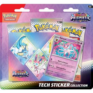 TCG: Scarlet & Violet - Prismatic Evolutions Sylveon Tech Sticker Collection Blister - EN