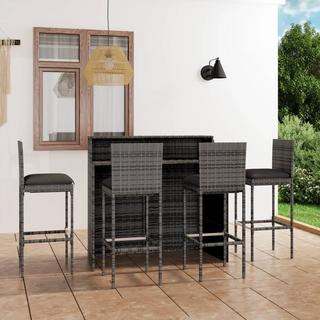 VidaXL Garten-bar set poly-rattan  