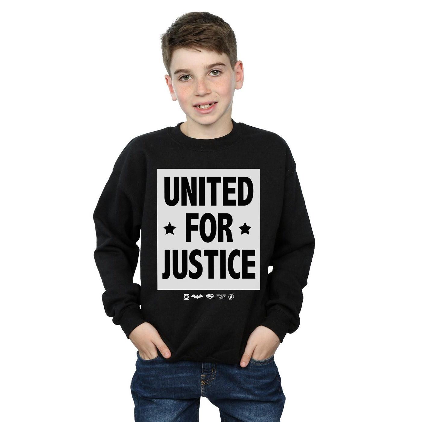 DC COMICS  Justice League United For Justice Sweatshirt 