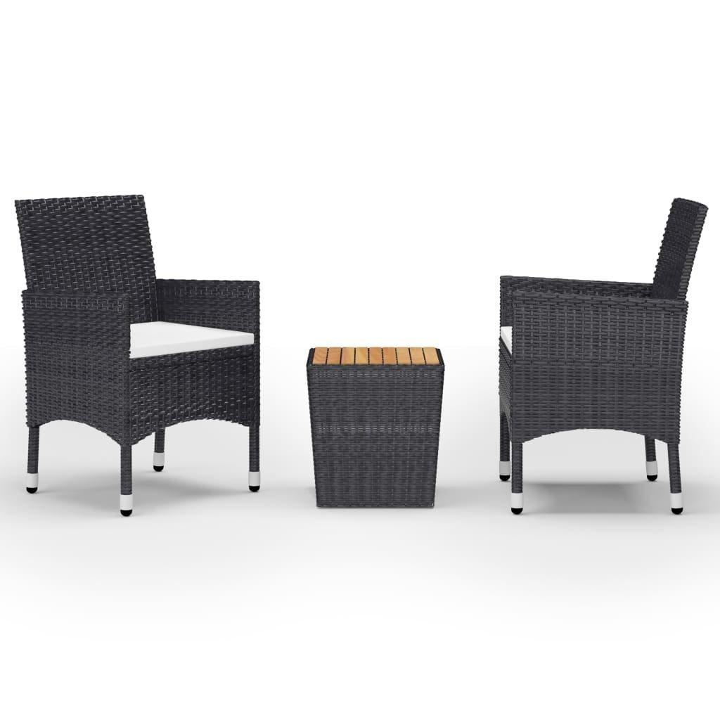 VidaXL Bistro-set poly-rattan  