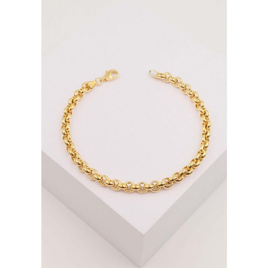 MUAU Schmuck  Bracelet Erbs Gelbgold 750, 19cm, 5mm 