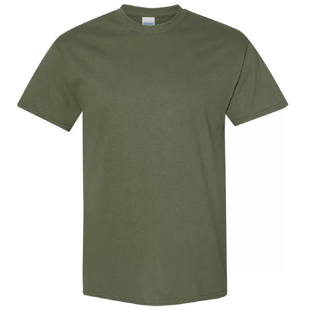 Gildan - TShirt kurzärmlig, für Herren, Militärgrün, Größe M