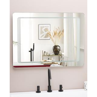 Beliani Miroir en Verre Moderne WASSY  