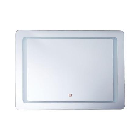 Beliani Miroir en Verre Moderne WASSY  