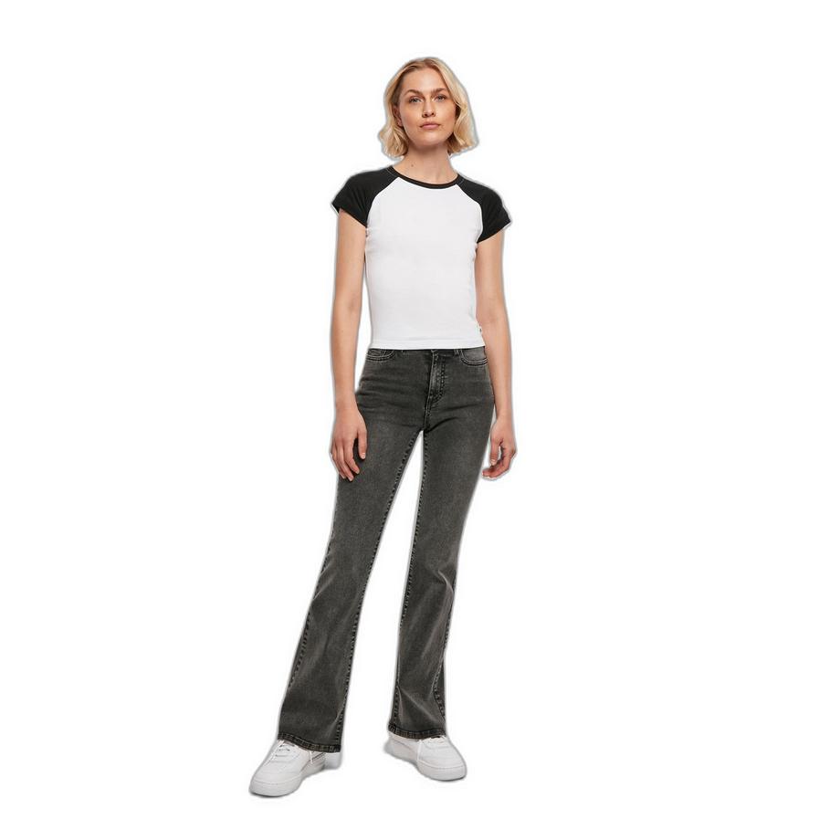 URBAN CLASSICS Retro Baseball T-Shirt Urban Classic Organic Stretch  