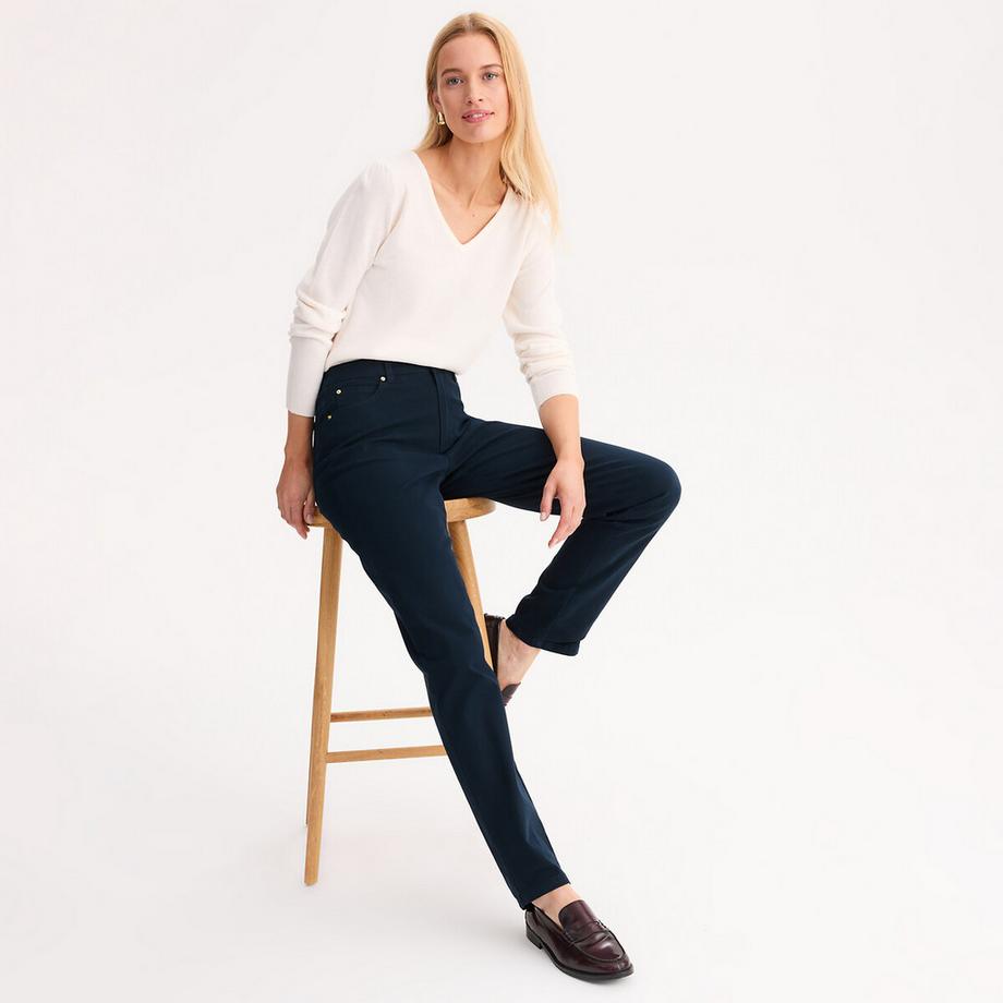 La Redoute Collections V-Ausschnitt Langarm Pullover  