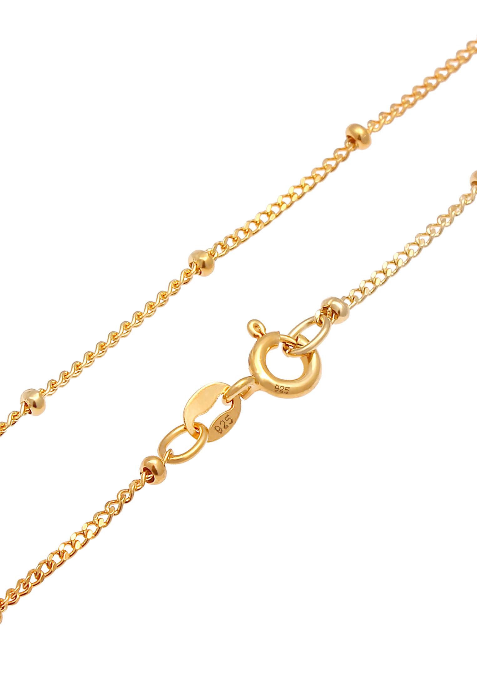 Elli  Collier Chaîne Boule Astro Faucille Demi-Lune Pour Dames 