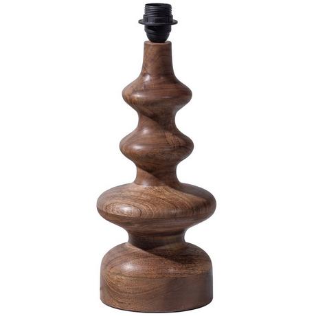 mutoni living Pied de lampe de table Fondle Bois de manguier  