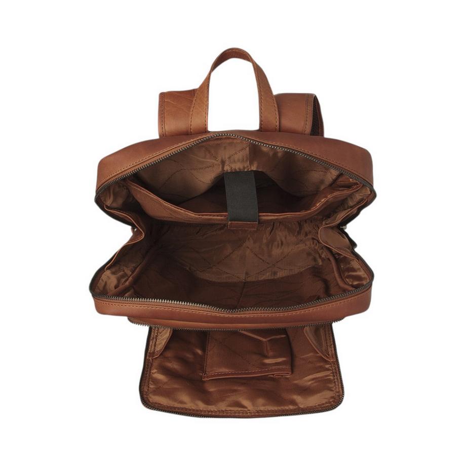Chesterfield Jasper Sac à dos en cuir pour ordinateur portable Cognac  