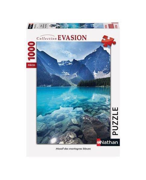 Image of Puzzle 1000 Teile Massiv der blauen Berge Multicolor
