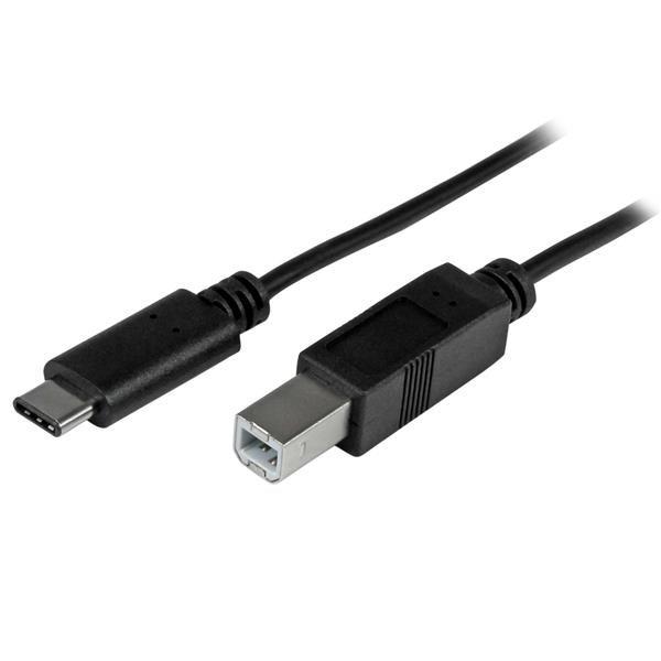 Image of StarTech.com USB-C auf USB-B Kabel - StSt - 2m - USB 2.0