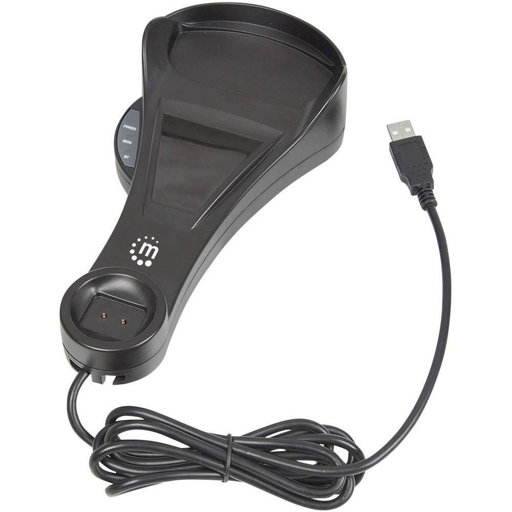 Manhattan  USB-Kit Barcode scanner Bluetooth® 1D CCD Nero Scanner portatile Bluetooth, USB 