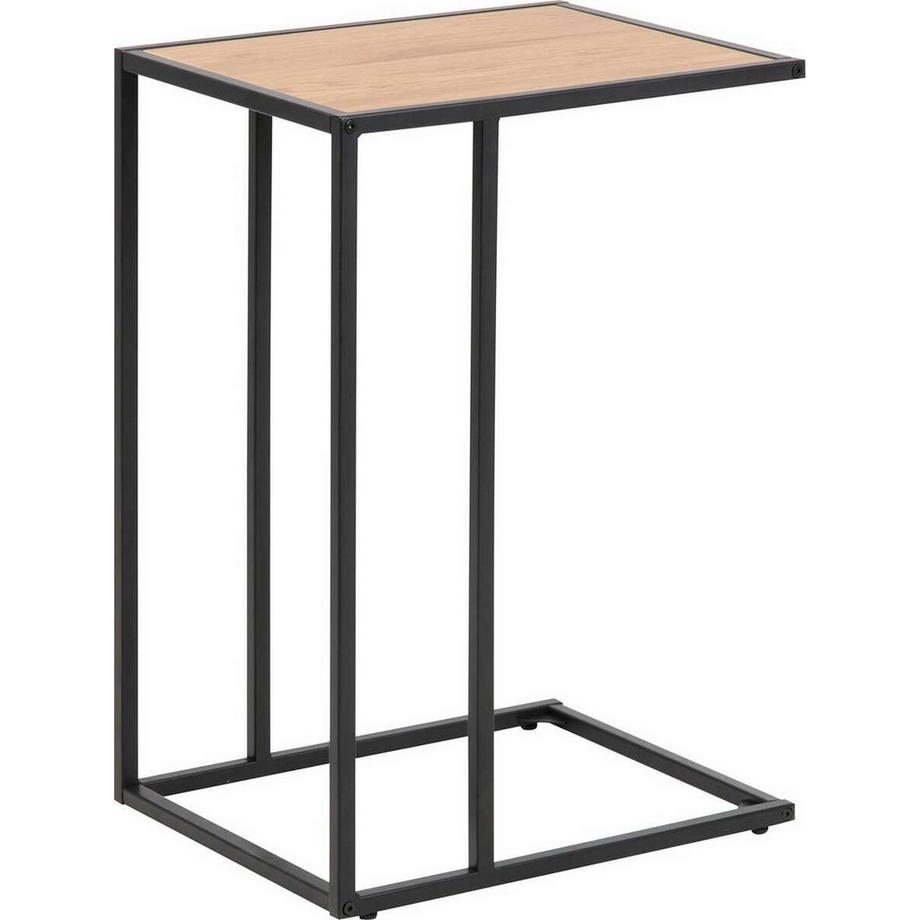 mutoni Table d'appoint Table d'ordinateur portable Multiple Bronx chêne  