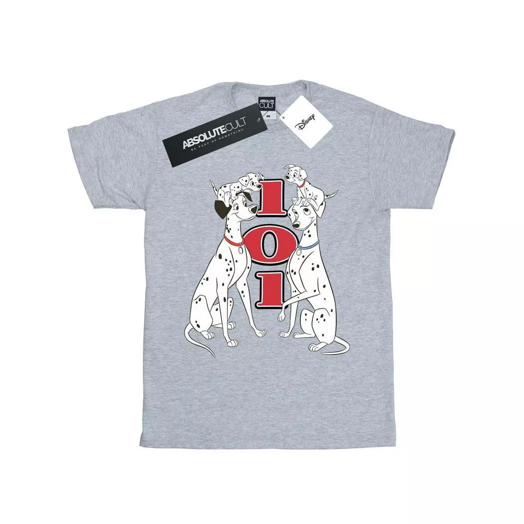 Disney - 101 Dalmatians TShirt, für Herren, Grau, Größe 3XL