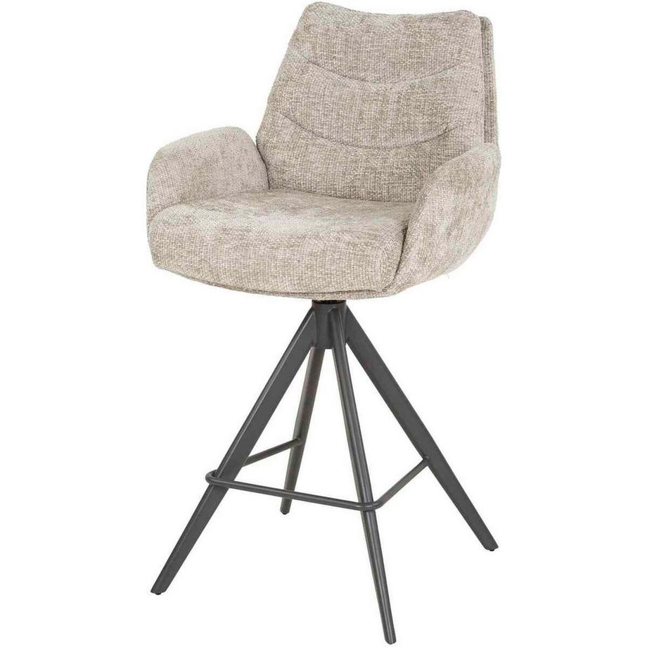 mutoni Chaise de bar Lounge Rich sable  