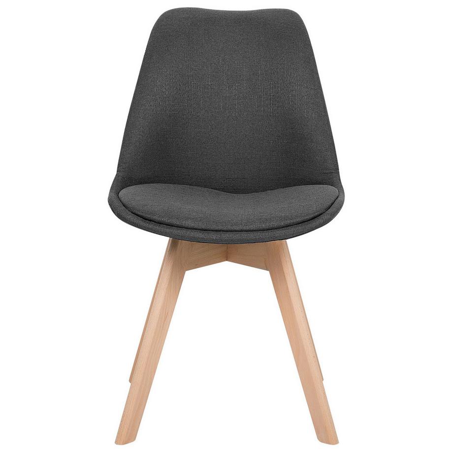 Beliani Set di 2 sedie da pranzo en Tessuto Moderno DAKOTA II  