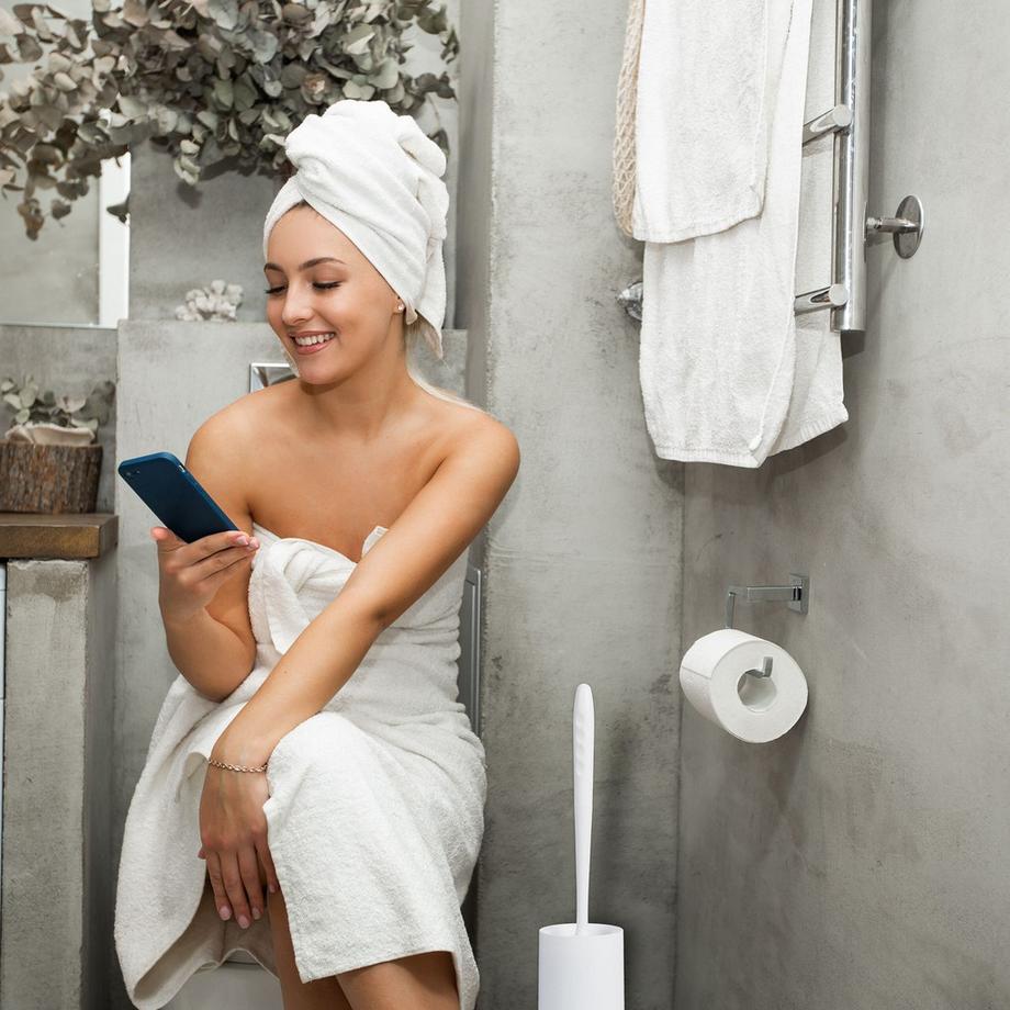 B2X  Toilettenbürste mit Wandhalterung 