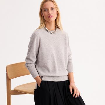 Pull col rond en cachemire