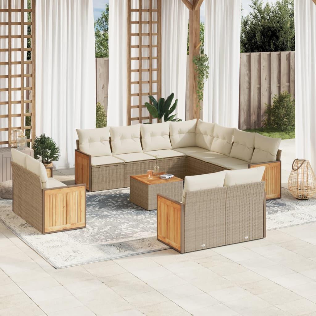 VidaXL Garten sofagarnitur poly-rattan  