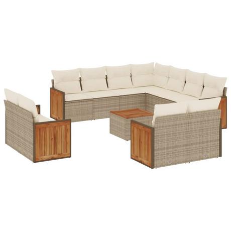 VidaXL Garten sofagarnitur poly-rattan  