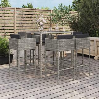 VidaXL Gartenbar set poly-rattan  