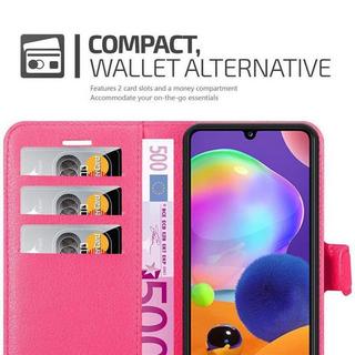 Cadorabo  Housse compatible avec Samsung Galaxy A31 - Coque de protection avec fermeture magnétique, fonction de support et compartiment pour carte 