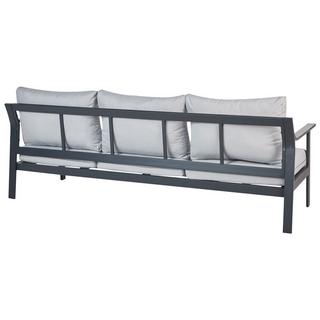 Beliani 3 Sitzer Sofa aus Aluminium Modern KIATO  