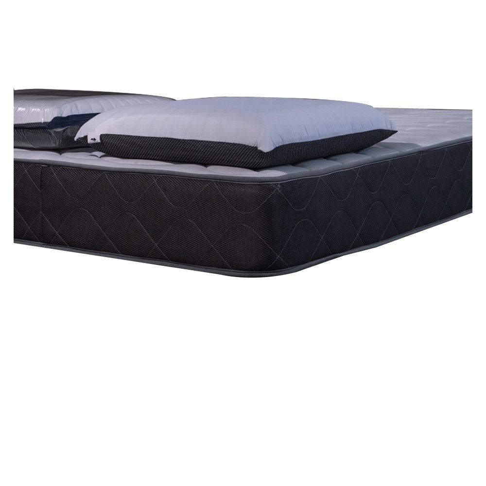 AB Matelas Matratze Luxe | 140x190cm mit 2 viskoelastischen Kissen 60x60cm | Schaum 35kgm³ | 24 cm  