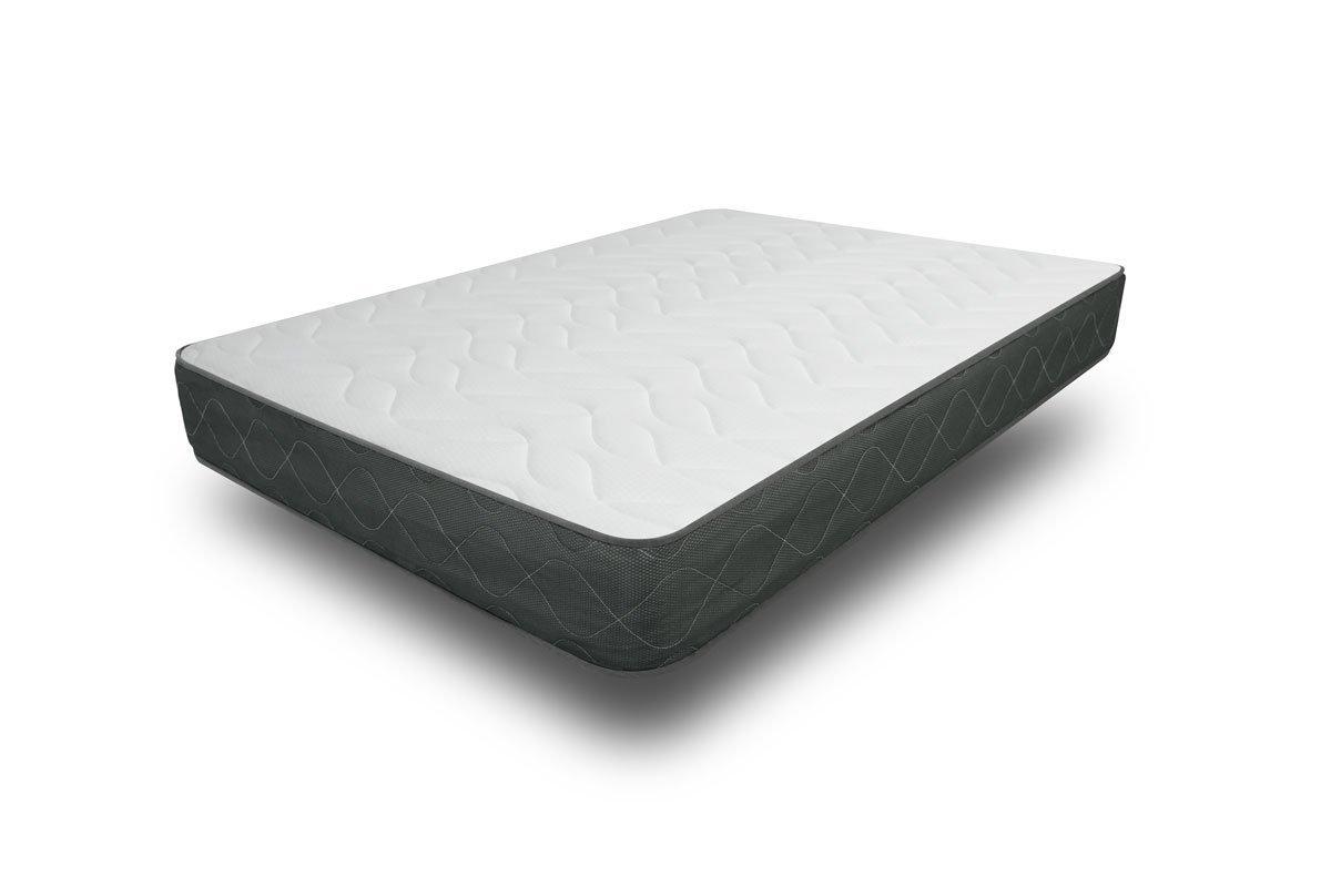 AB Matelas Matratze Luxe | 140x190cm mit 2 viskoelastischen Kissen 60x60cm | Schaum 35kgm³ | 24 cm  