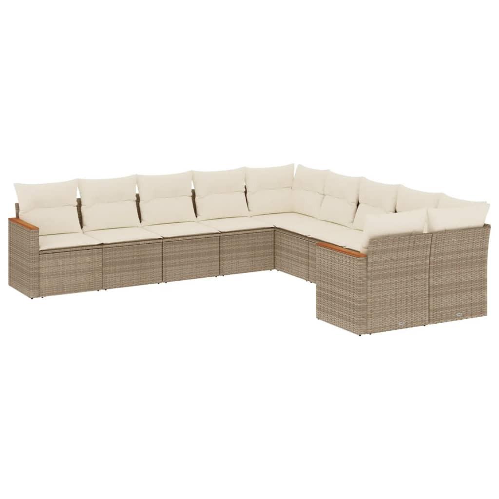 VidaXL Garten sofagarnitur poly-rattan  