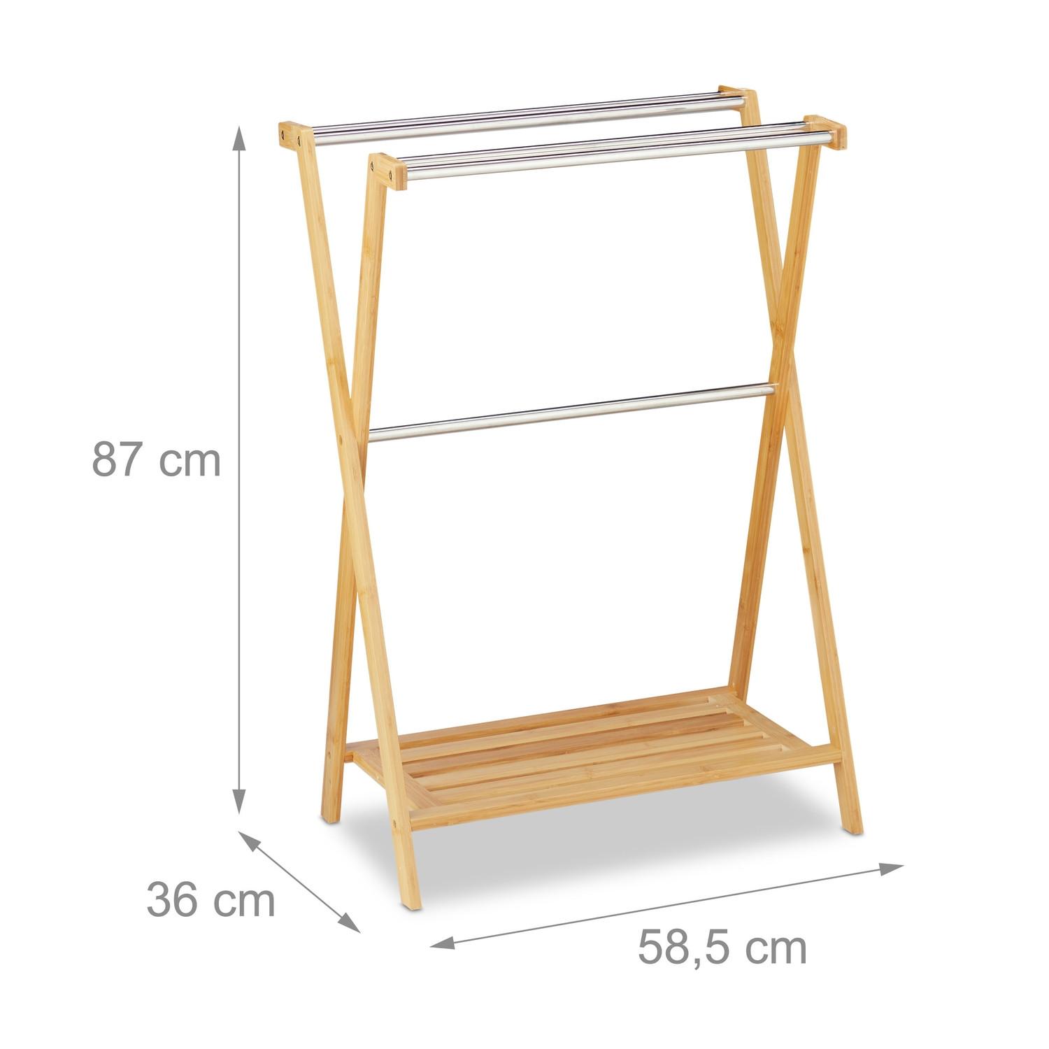 B2X  Porte-serviettes en bambou 